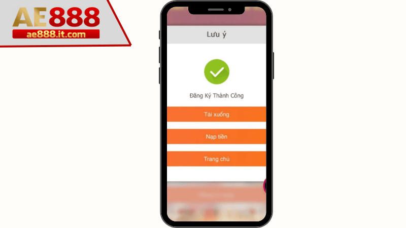 Đồng ý chính sách và hoàn thành đăng ký