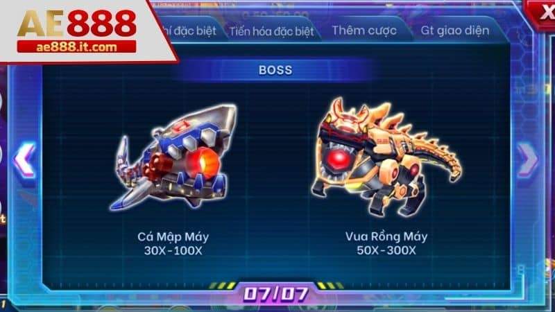 Hệ thống mục tiêu trong Bắn Cá Vũ Trụ